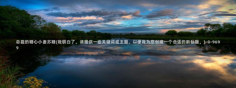 糖心vlog视频入口：总裁的糖心小妻苏糖(我明白了。请提供一些关键词或主题，以便我为您创建一个合适的新标题。)